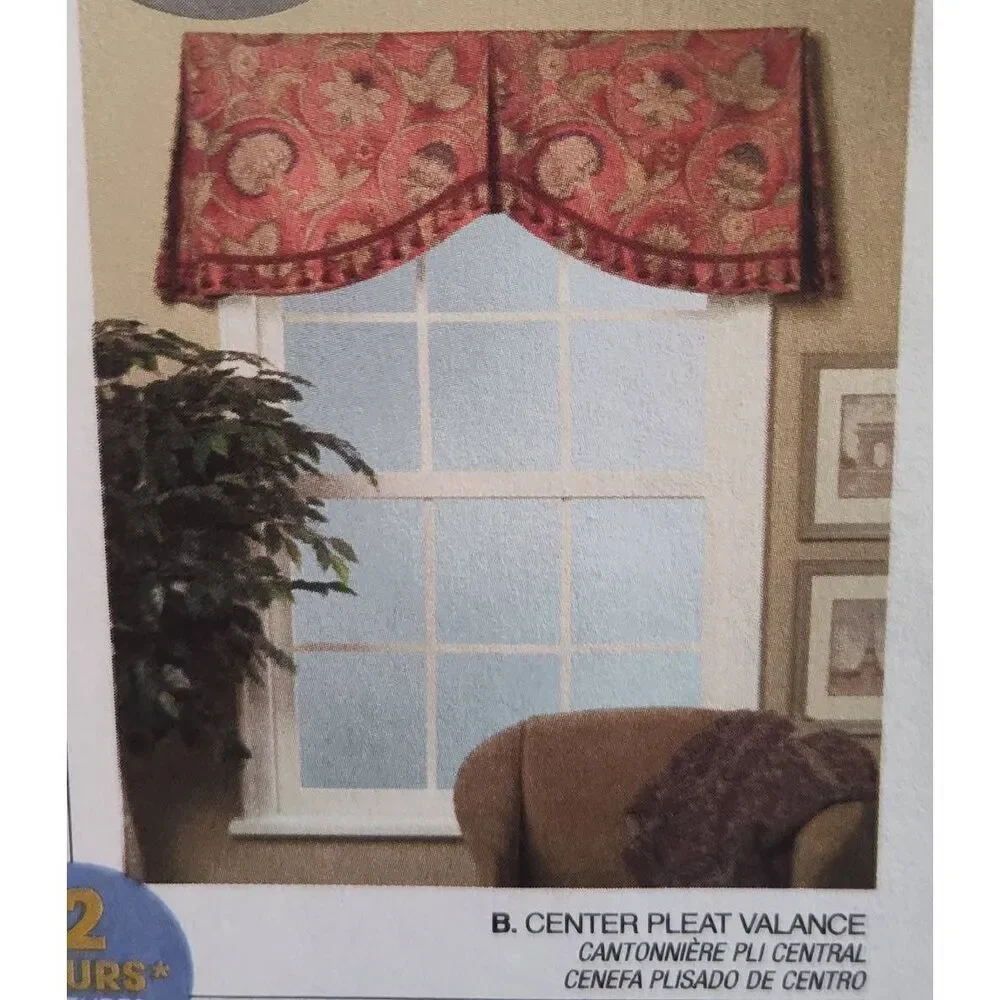 McCall's M5286 Valances 4 Styles Home Dec in a Sec Sewing Patterns UNCUT